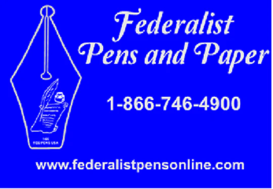 Federalist Pens and Paper